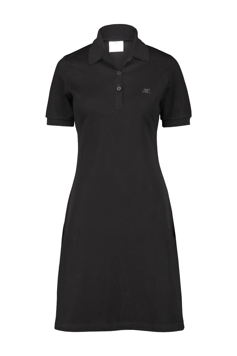 Courrèges Courrège Polo Pique Mini Dress Clothing