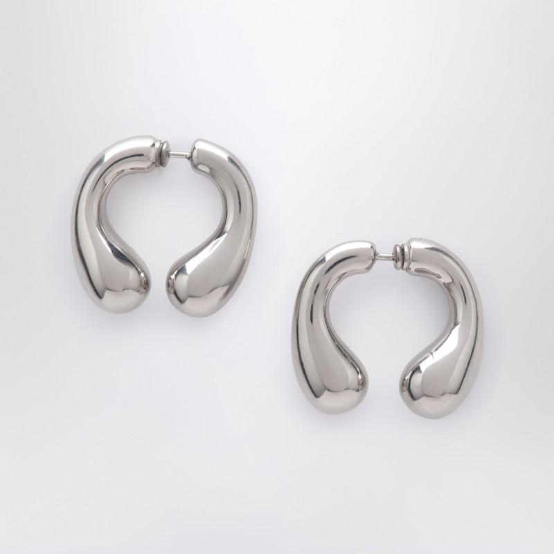 Panconesi P Helix Silver Earrings