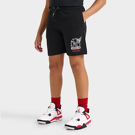 Hoodrich Kids Pegasus Shorts in Black Size: Small