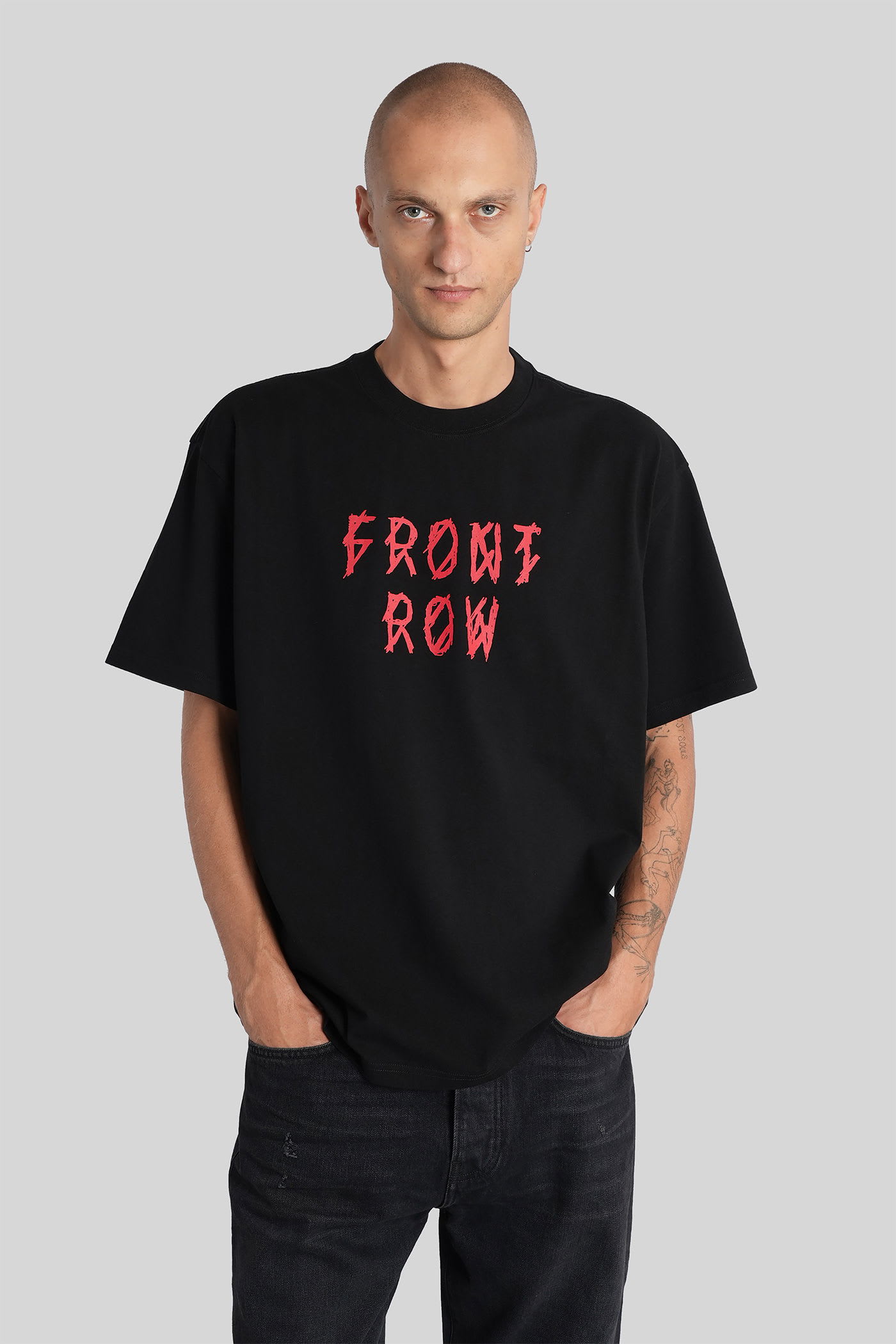 44 Label Group T-shirt In Black Cotton