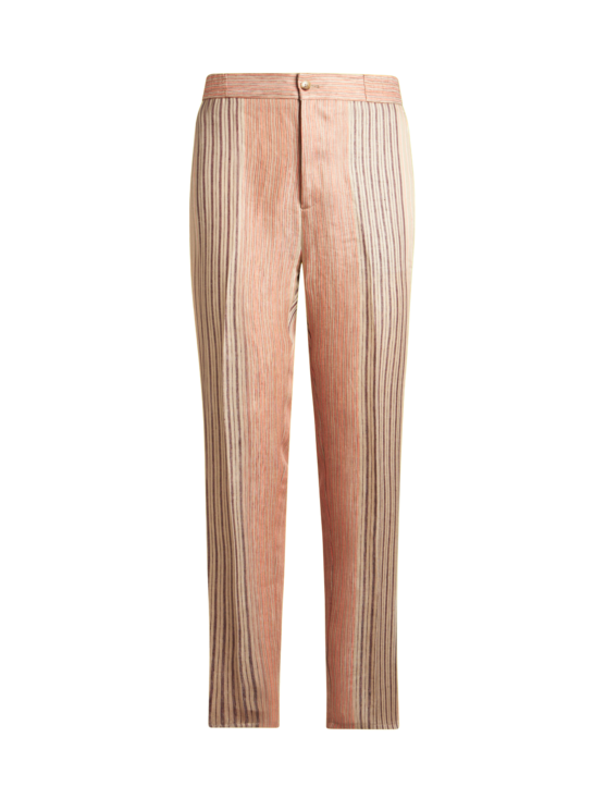 Etro, Pantalon De Jogging En Coton Rayé, Homme, Beige, Taille 48