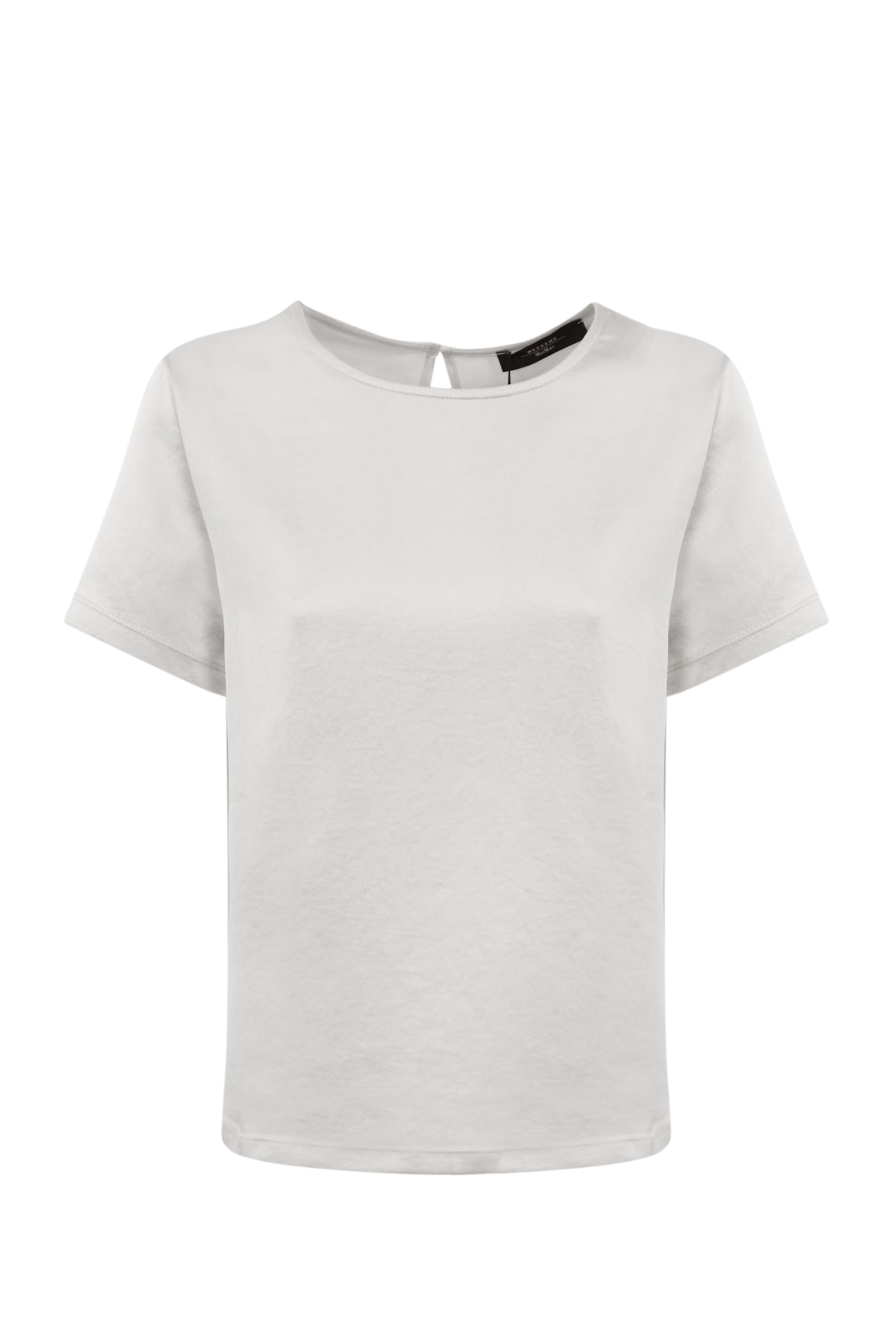 Weekend Max Mara Amburgo T-shirt In Satin And Jersey
