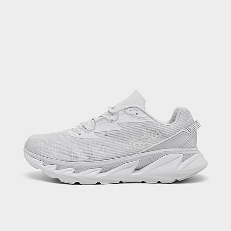HOKA Men's Elevon 2 TS Casual Shoes in White/Cosmic Grey Size: 8.5