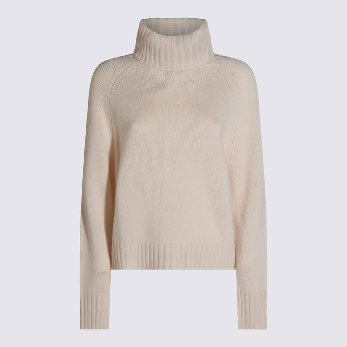 Allude White Wool Knitwear