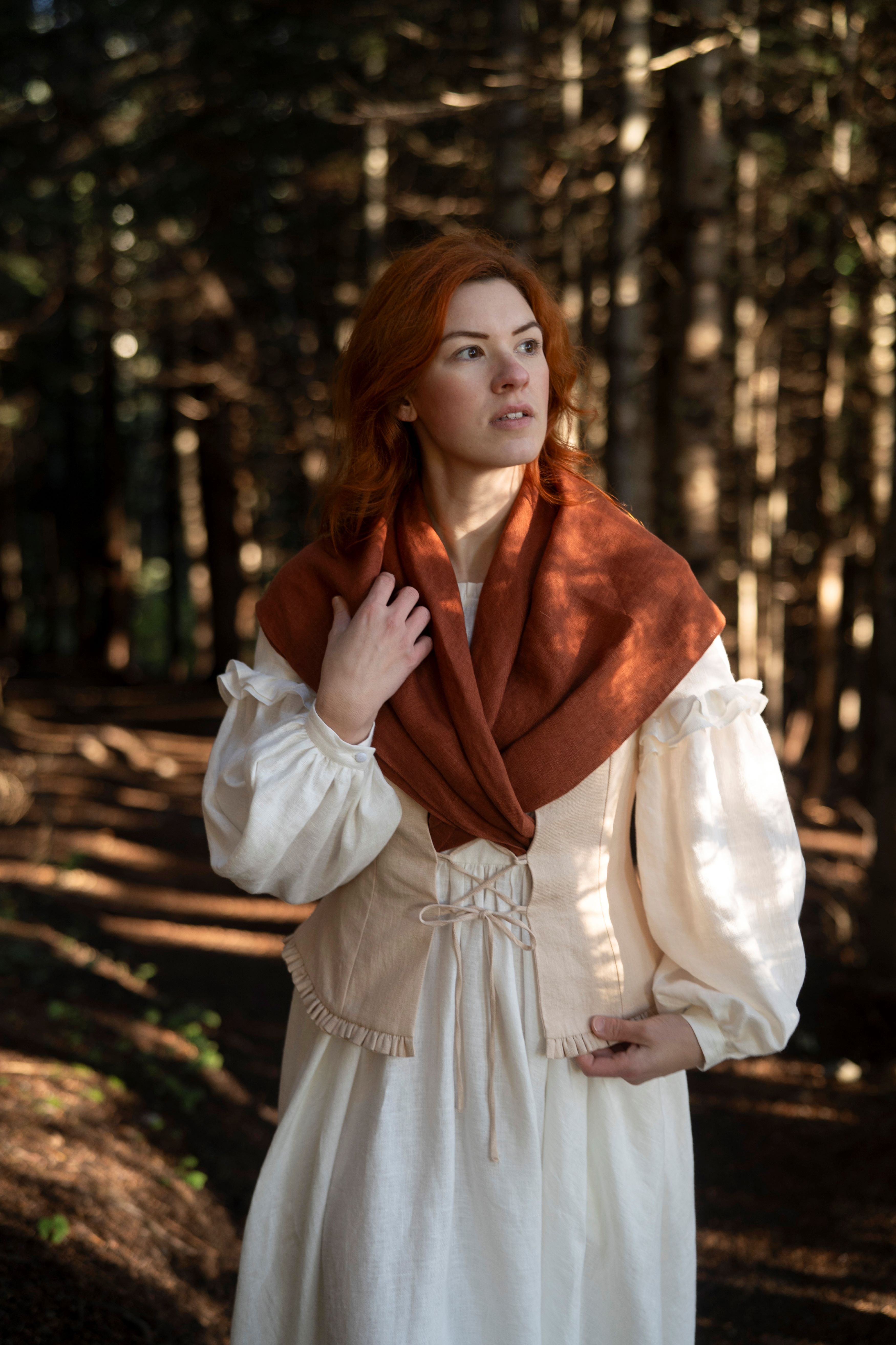 Elaine Linen Scarf