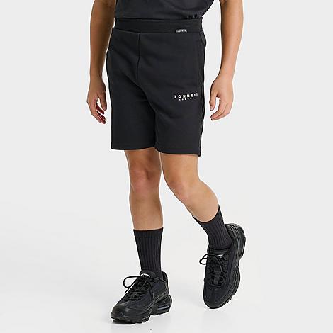 Sonneti Kids London French Terry Shorts in Black Size: Small