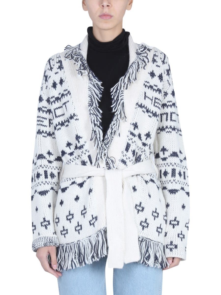 Mother Cardigan The Belted Short