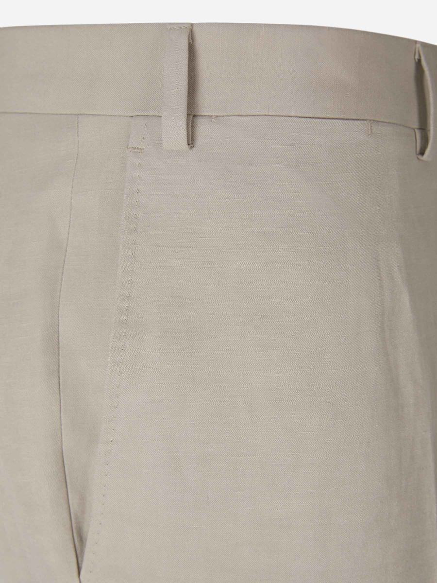 Canali Linen And Silk Trousers