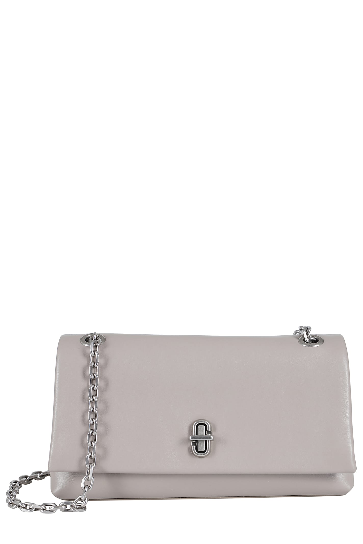 Marc Jacobs The Dual Wallet In Grey Leather
