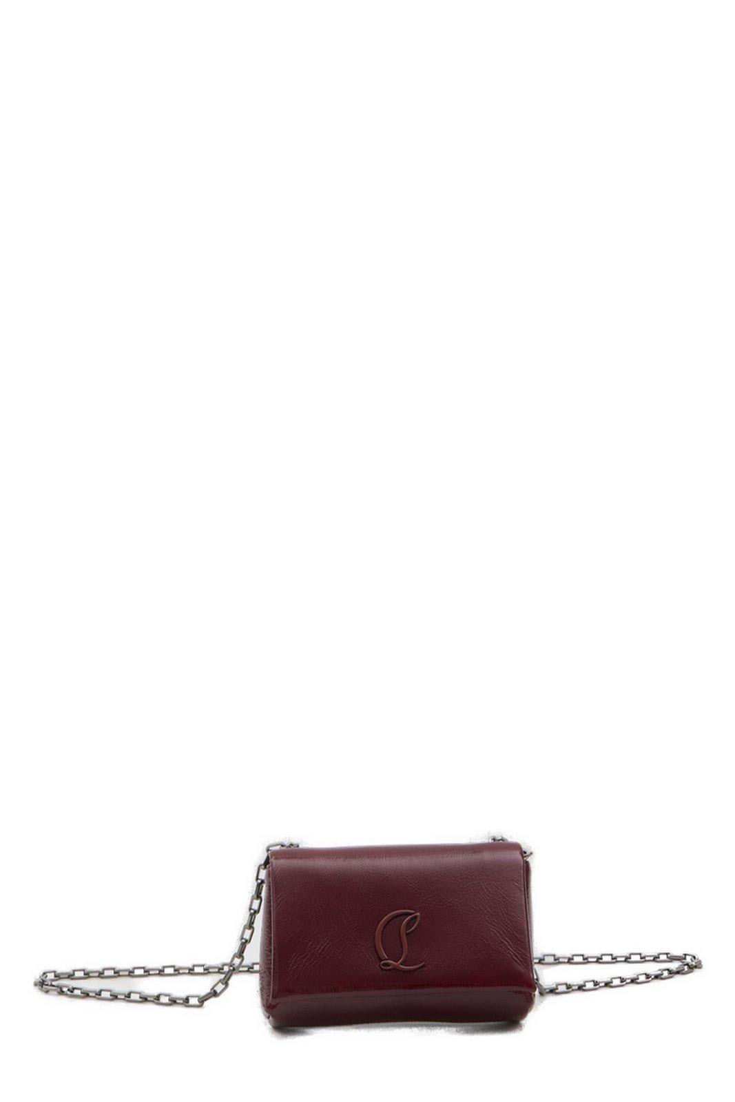 Christian Louboutin Loubi54 Foldover Top Shoulder Bag