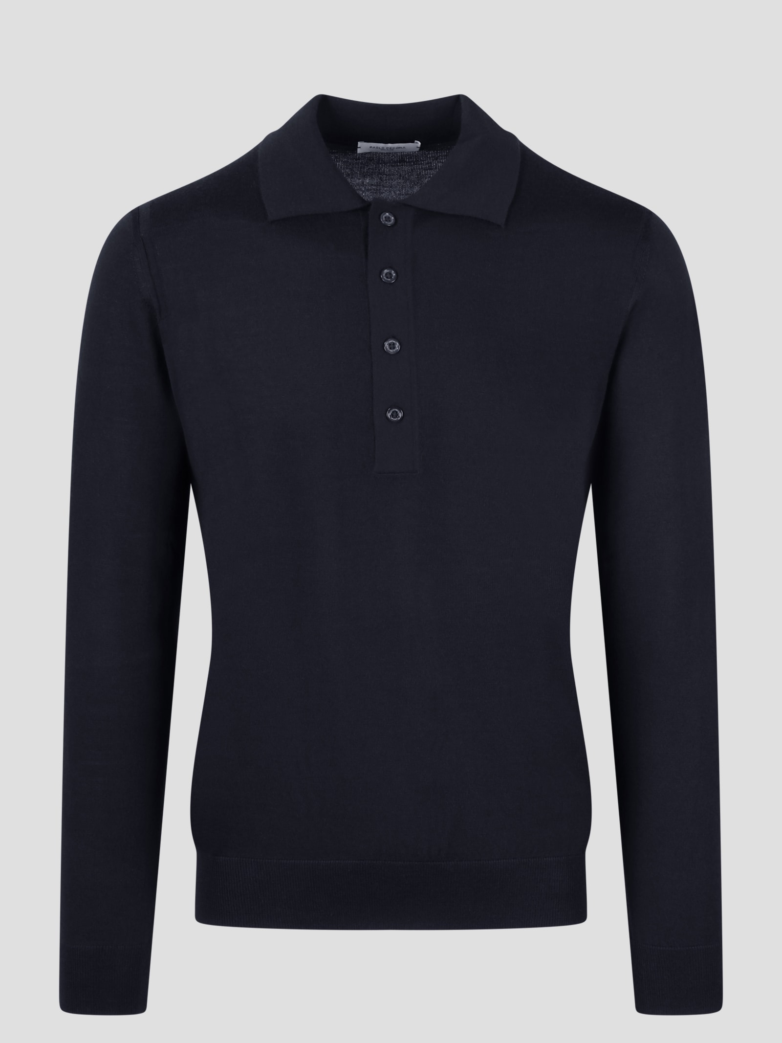 Paolo Pecora Extrafine Merino Wool Polo