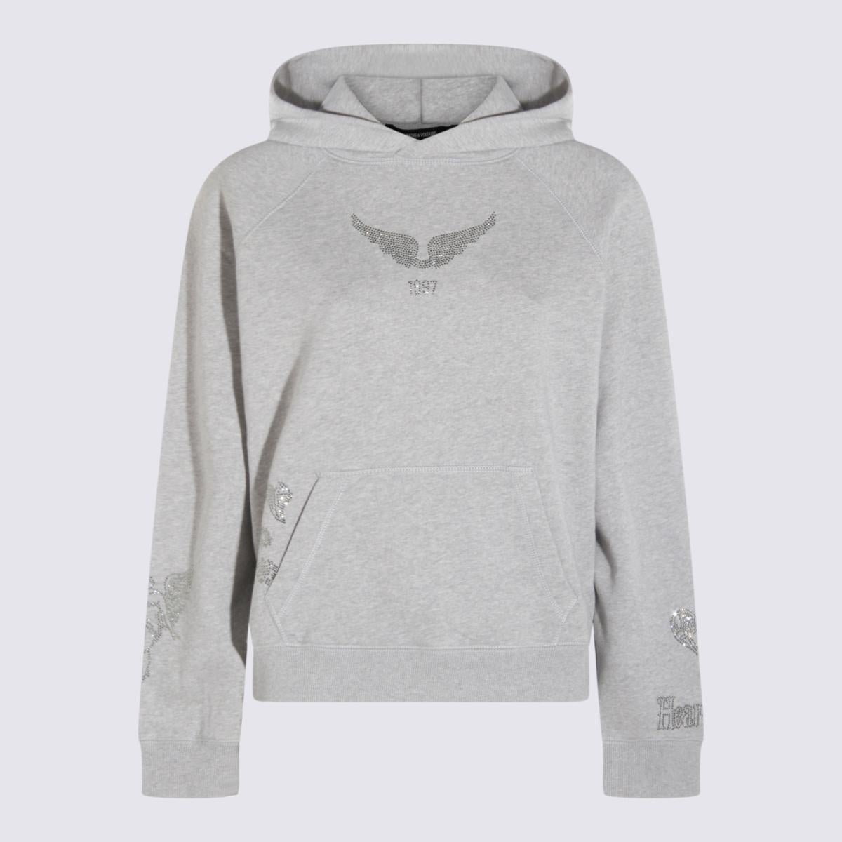 Zadig & Voltaire Grey Cotton Sweatshirt