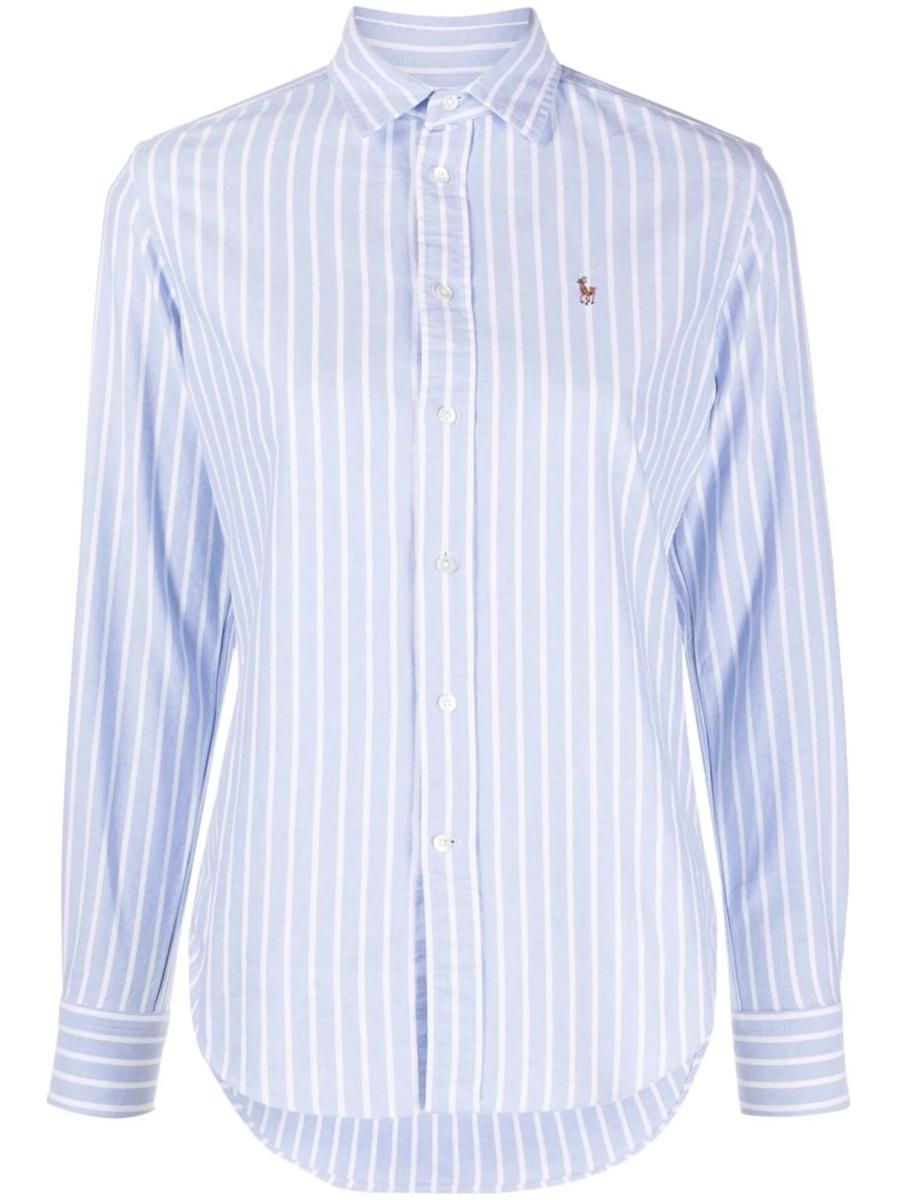 Ralph Lauren Polo Pony Motif Striped Shirt