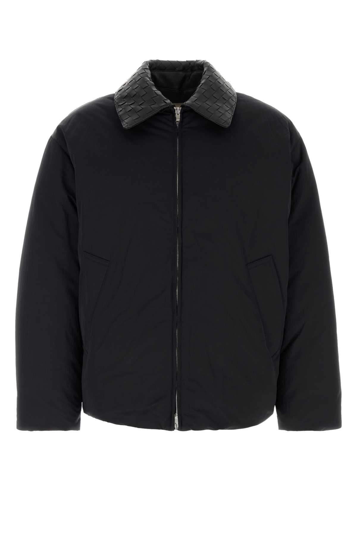 Bottega Veneta Black Nylon Down Jacket