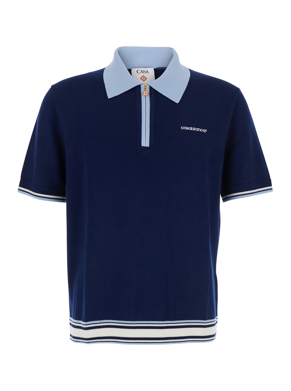 Casablanca Merino Tennis Polo