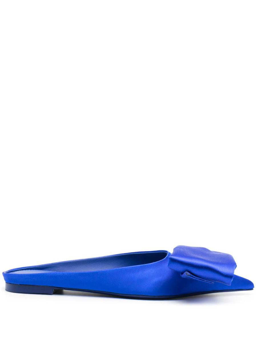 Salvatore Ferragamo Bow Leather Slippers