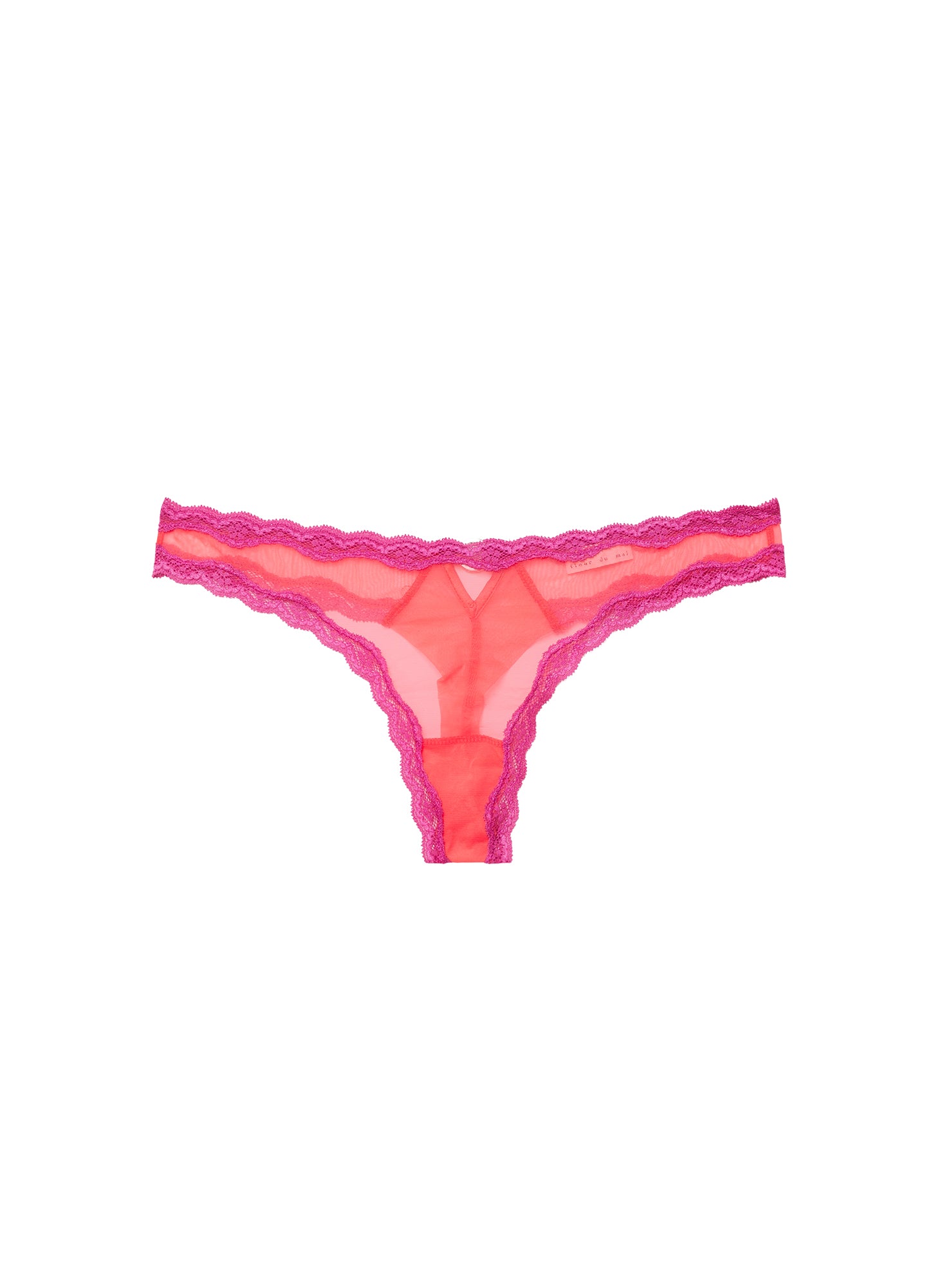Fleur du Mal Sheer Tulle Thong