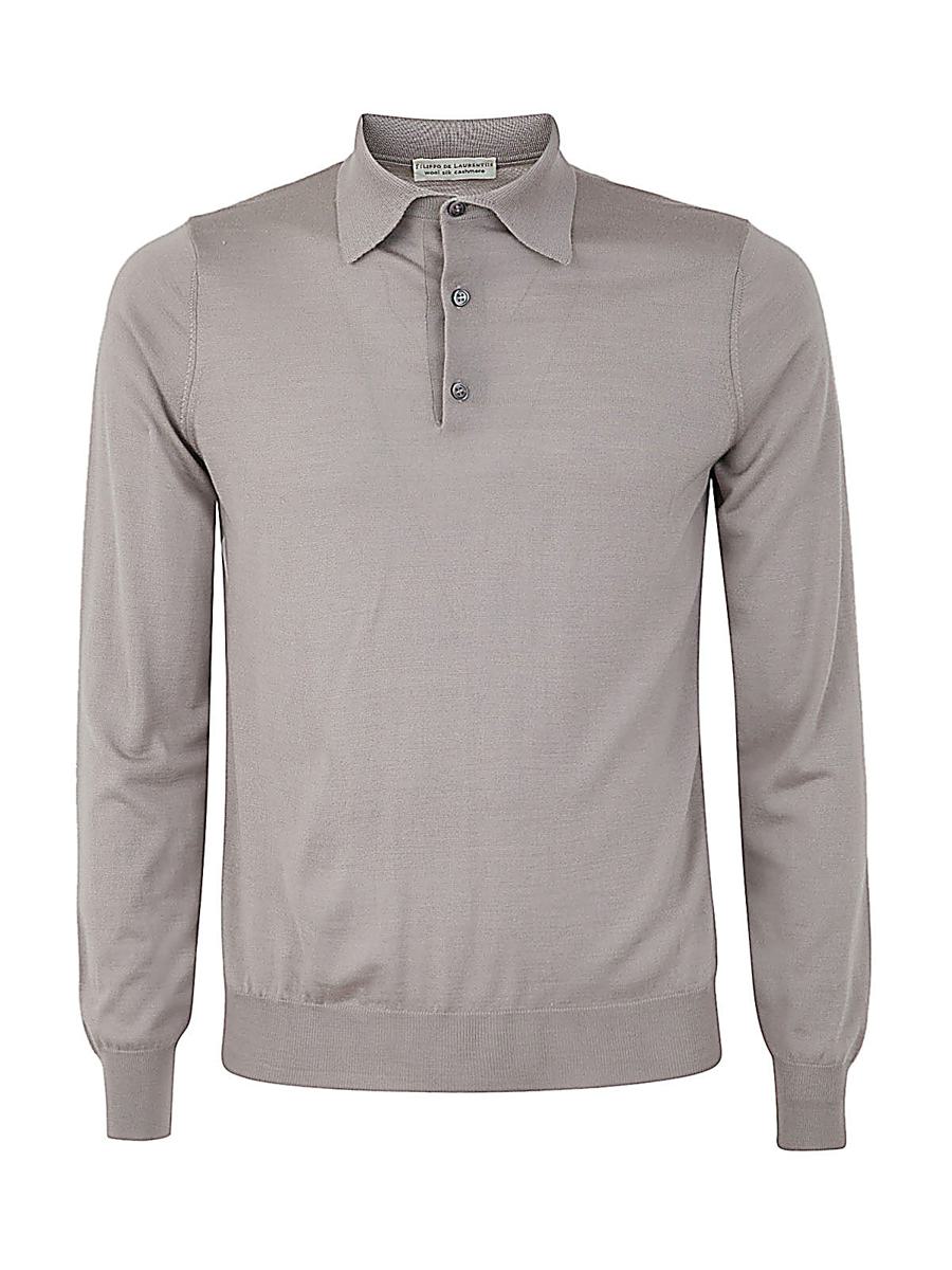 Filippo De Laurentiis Long Sleeve Polo Clothing