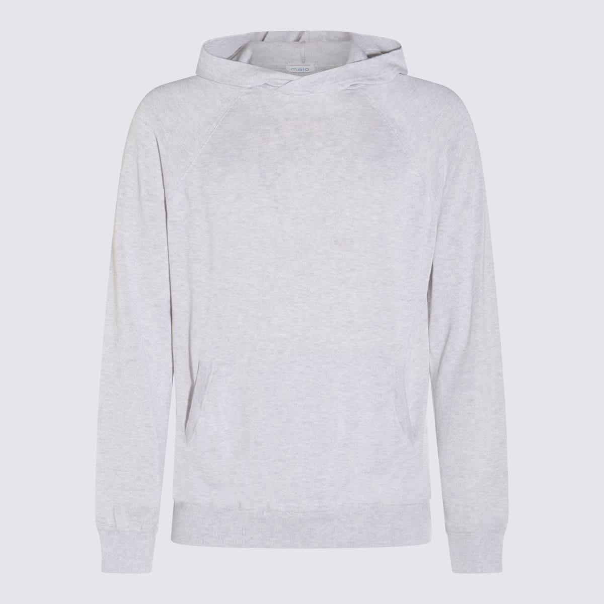 Malo Grey Cotton Knitwear