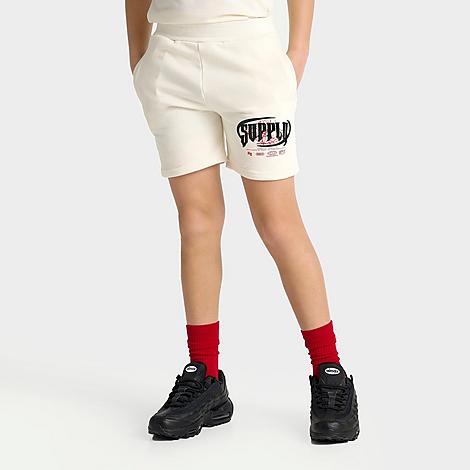 Supply & Demand Kids Chrome Shorts in Tofu Size: Small