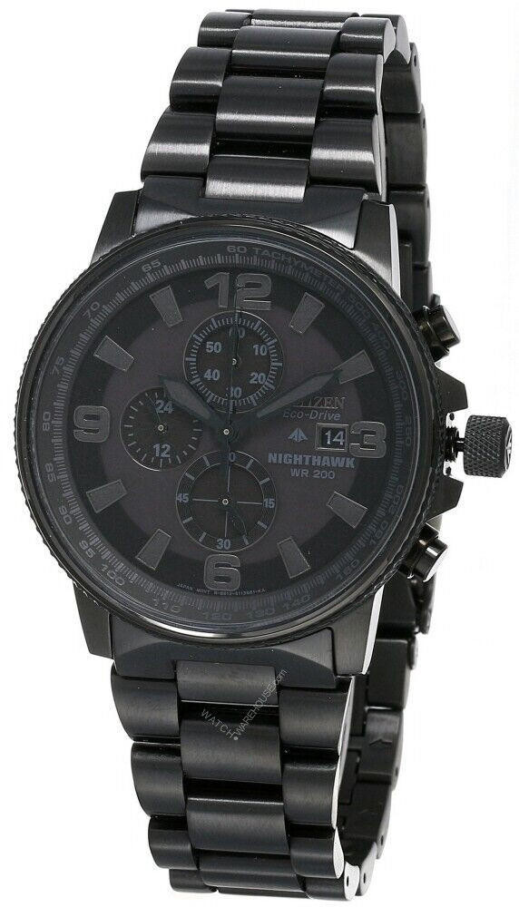 CITIZEN Eco Drive Black Dial S-Steel Men's Watch CA0295-58E