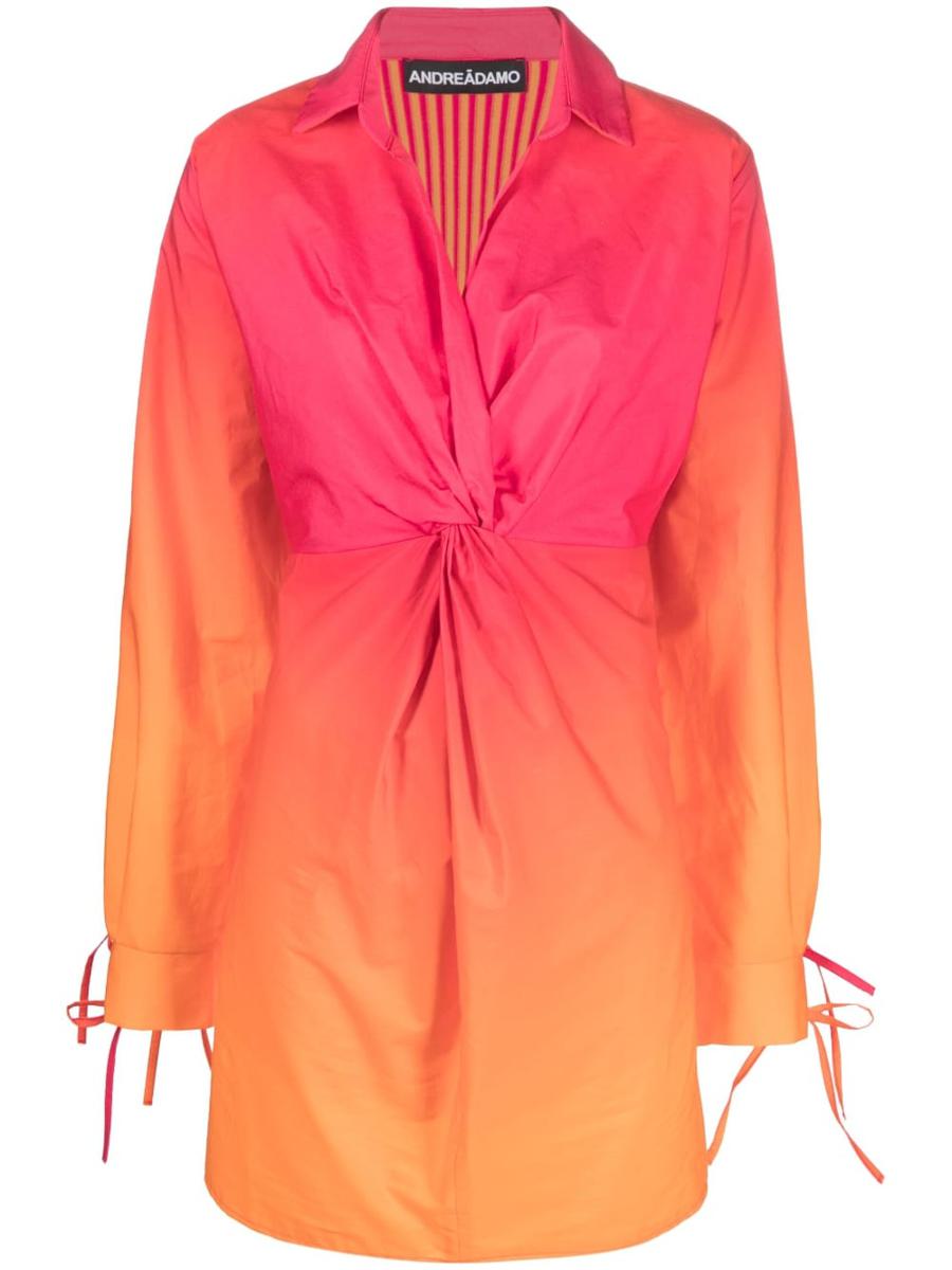 Andreādamo Cotton Mini Dress Clothing