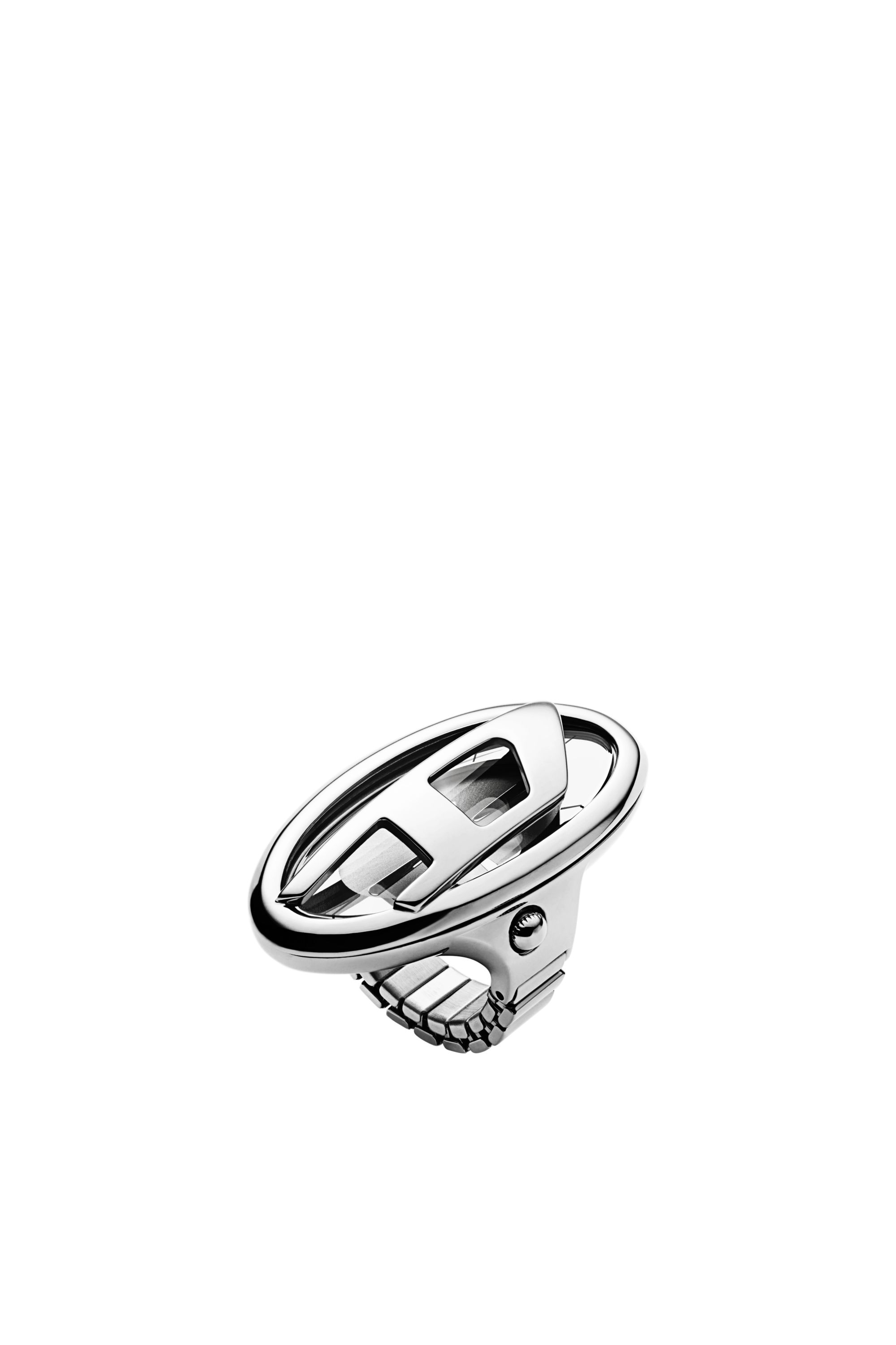 Diesel - D-Era stainless steel ring watch - Timeframes - Woman - Silver