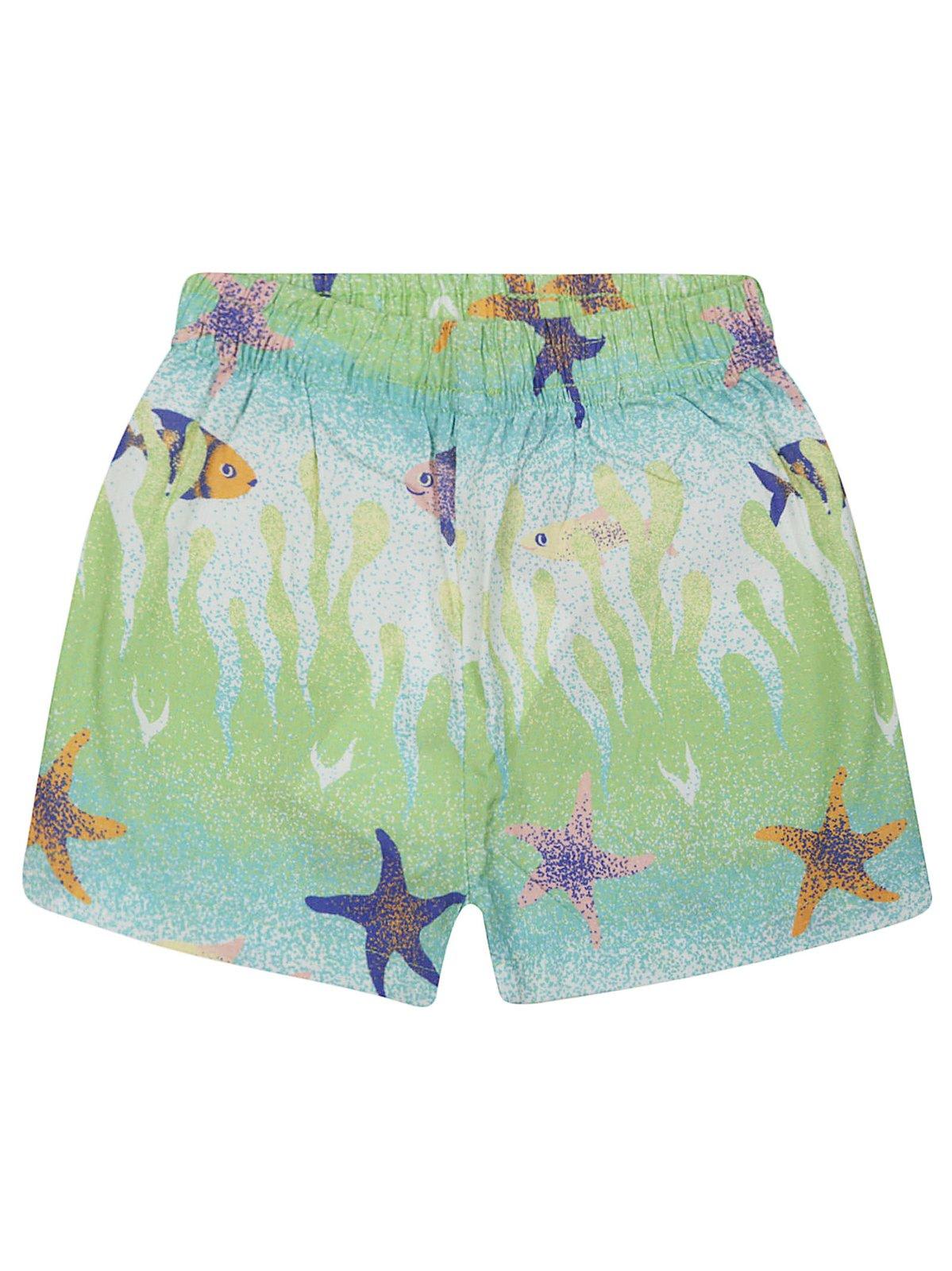 Molo Under The Sea Elastic Waist Shorts
