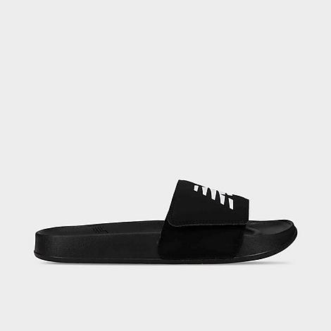 New Balance Men's 200 Adjustable Slide Sandals in Black/White Size: 14.0