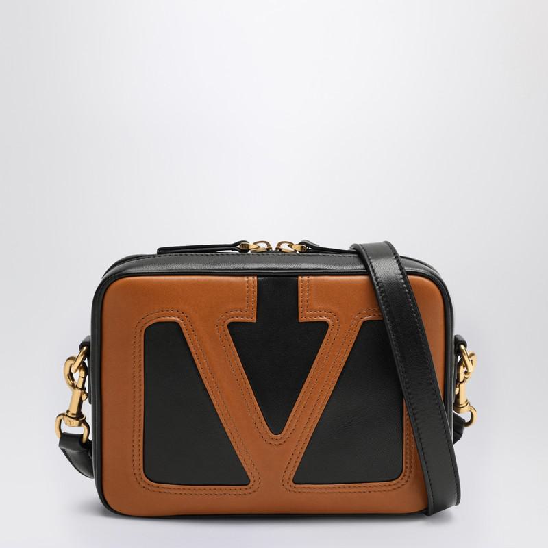 Valentino Garavani Viva Superstar 斜挎包 黑/香料色