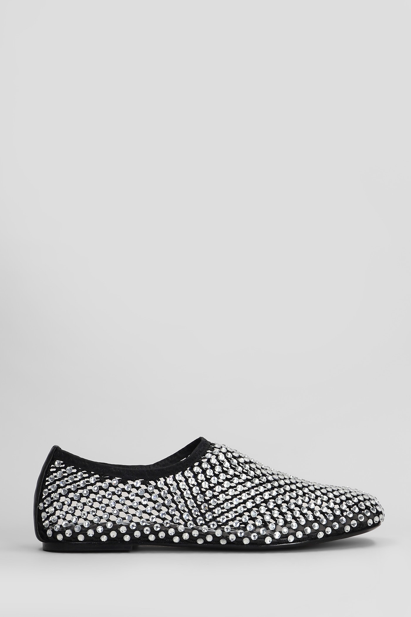 Strategia Ballet Flats In Black Leather