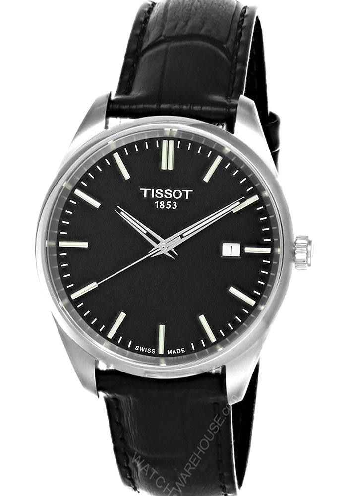 TISSOT T-Classic PR 100 Quartz 40MM Leather Men's Watch T150.410.16.051.00 / T1504101605100