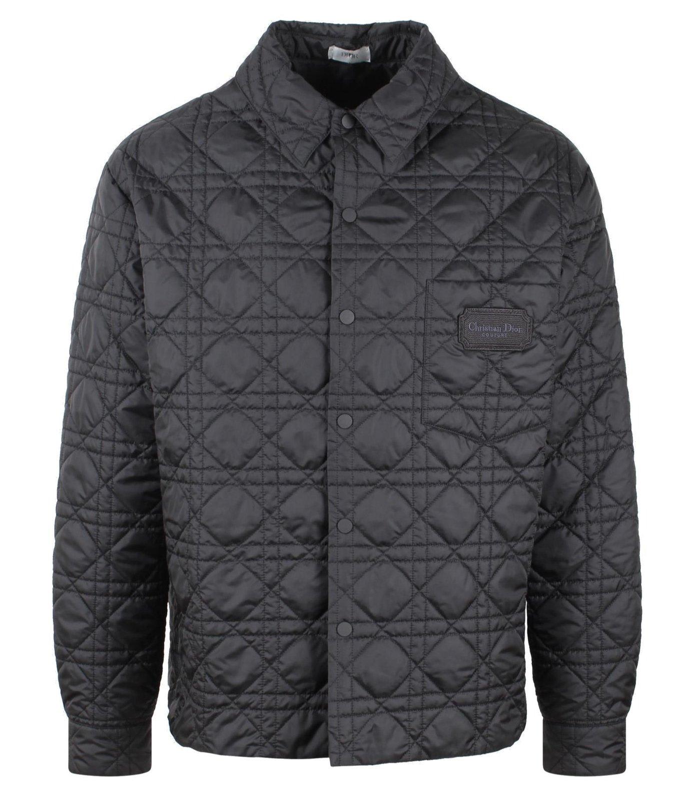 Dior Logo Patch Long-sleeved Jacket