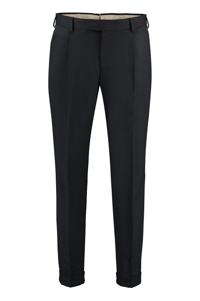 Pt Torino Virgin Wool Tailored Trousers