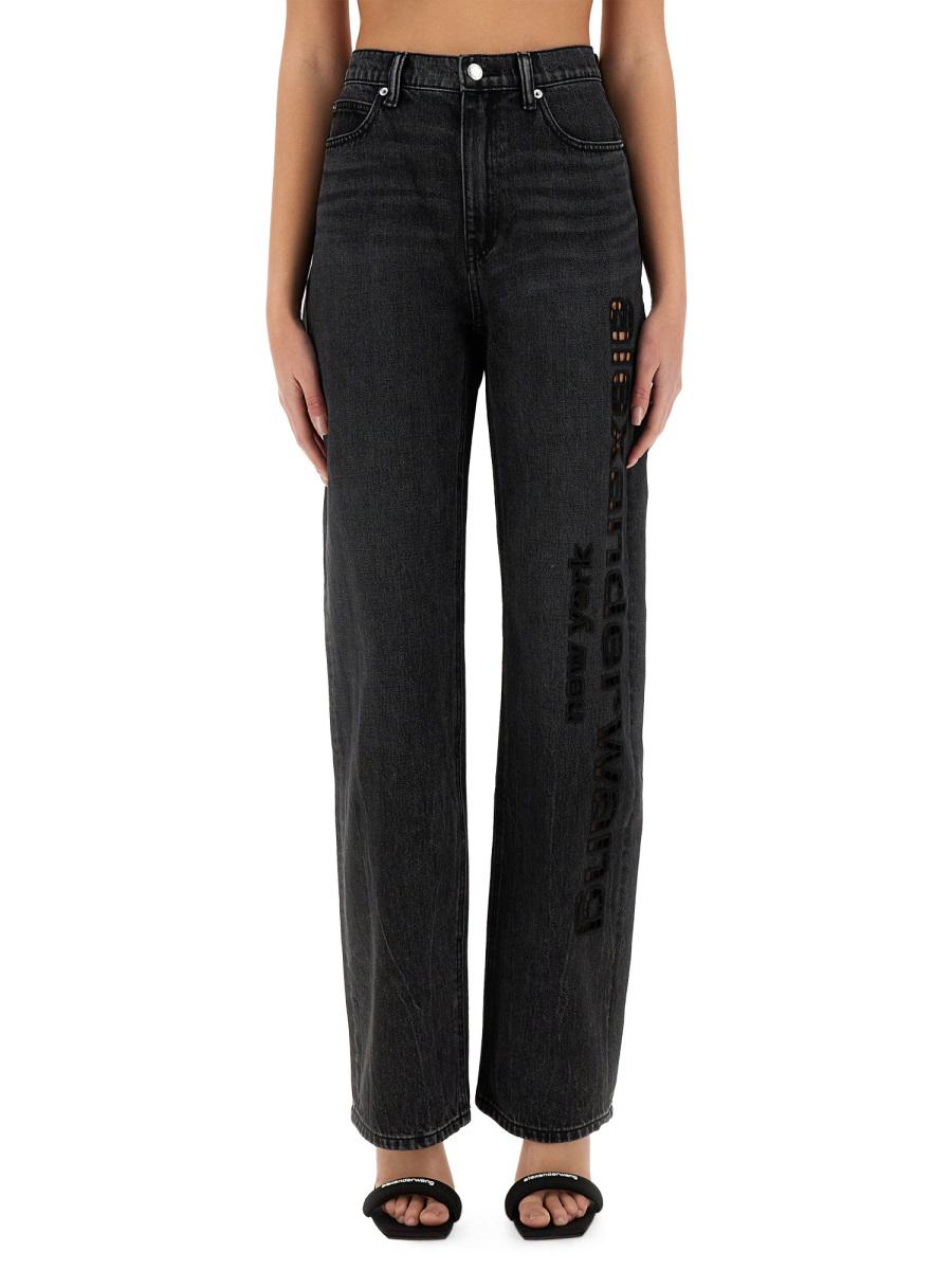 T By Alexander Wang Jeans Cut Out