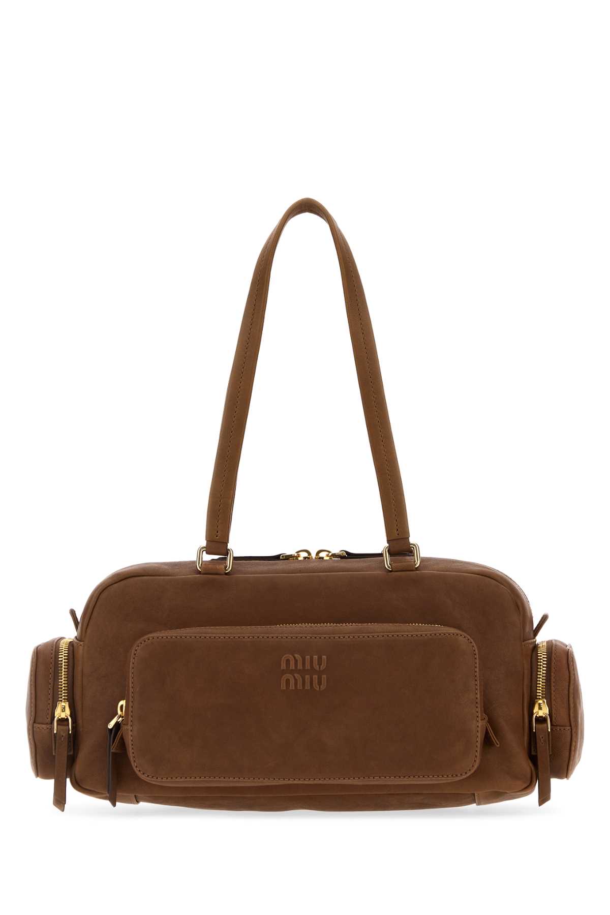Miu Miu Brown Leather Shoulder Bag