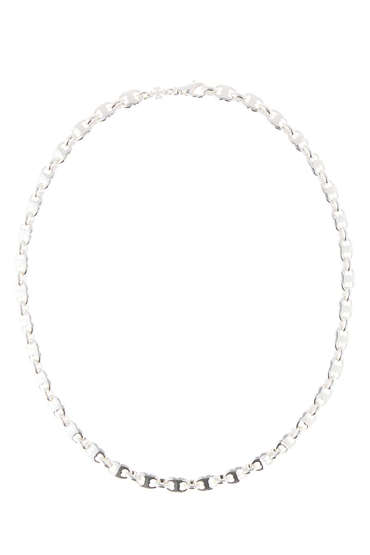 Tory Burch Silver Metal Necklace