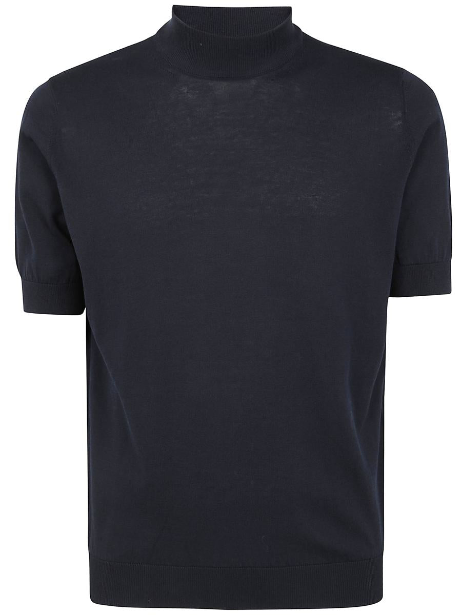 Filippo De Laurentiis Short Sleeves Turtle Neck Sweater Clothing