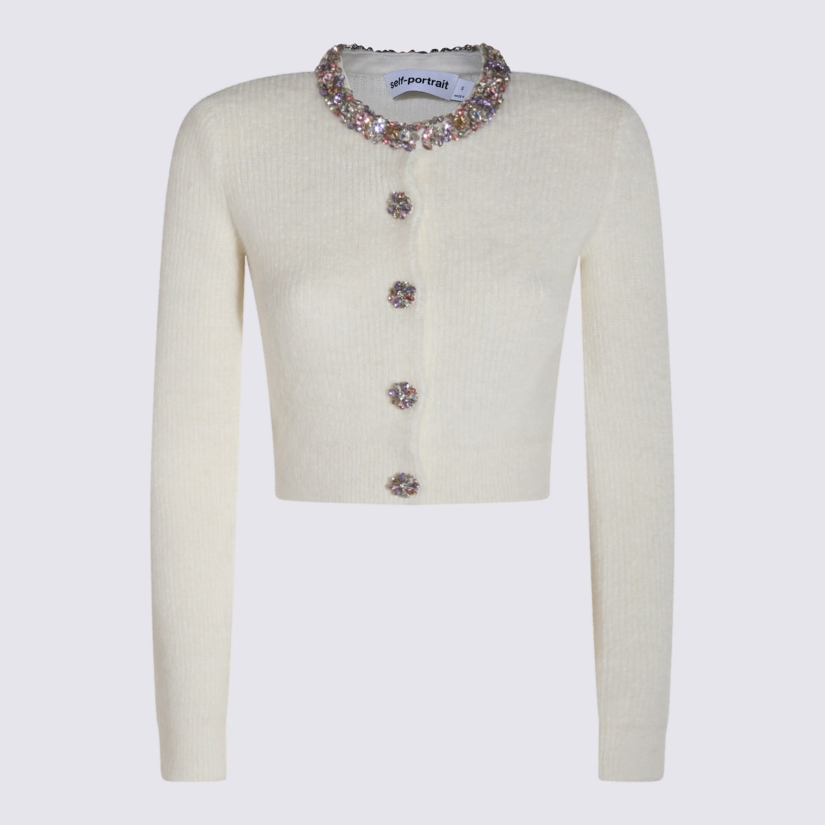 self-portrait Cream Knitwear