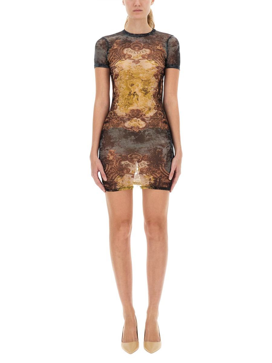Jean Paul Gaultier Mini "Medaillon" Dress