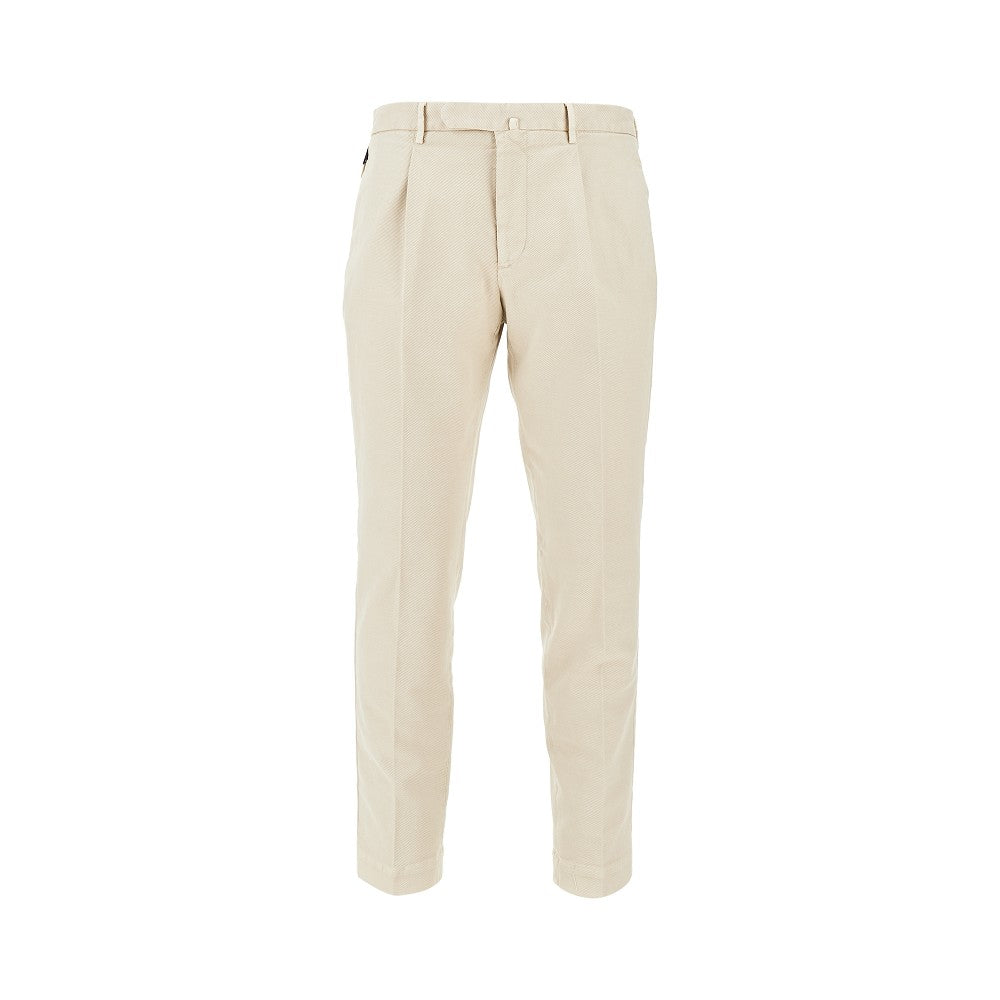SANTANIELLO Stretch gabardine 'Arechi' trousers Man