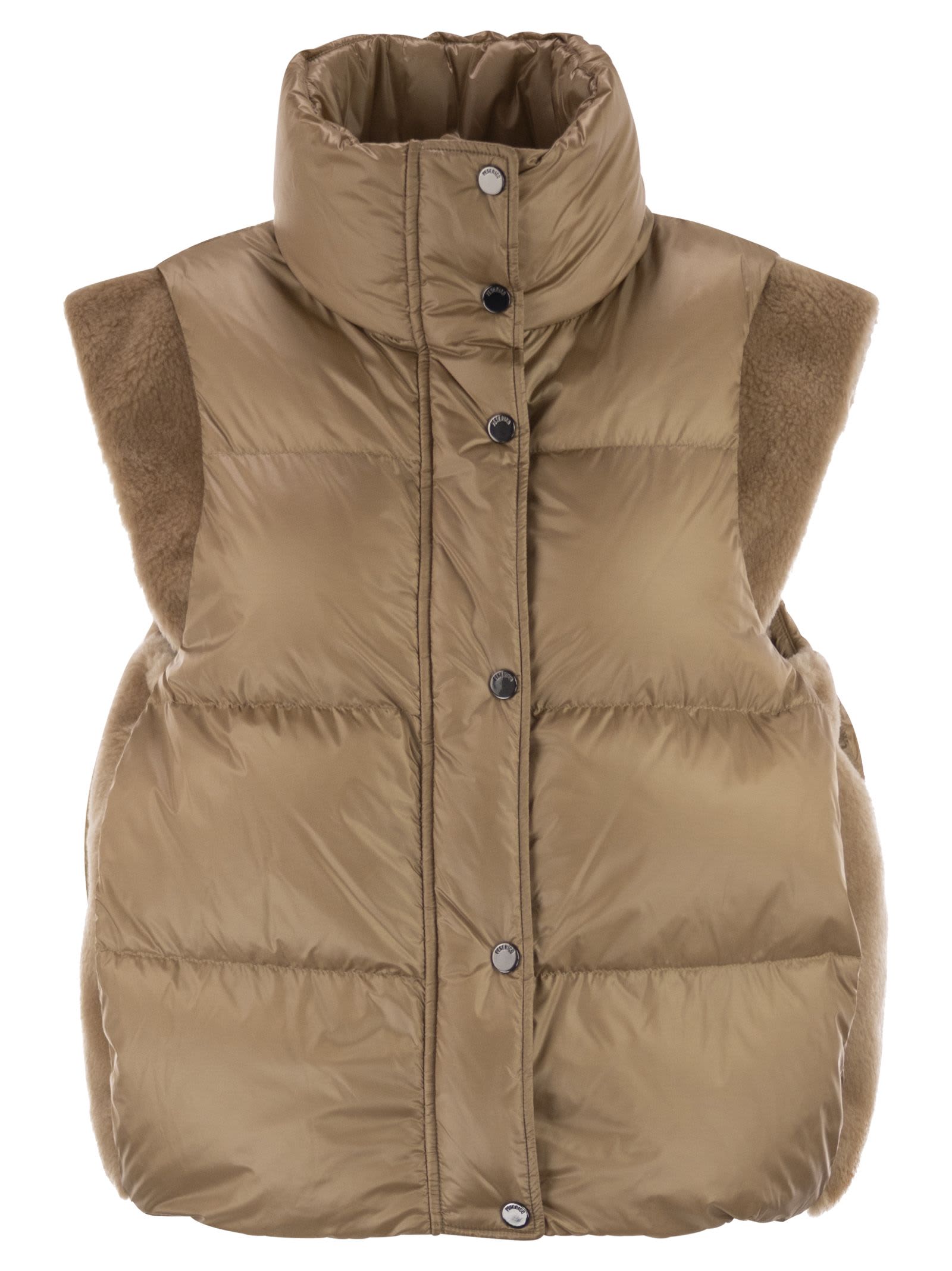 Peserico Down Vest With Wing Sleeves