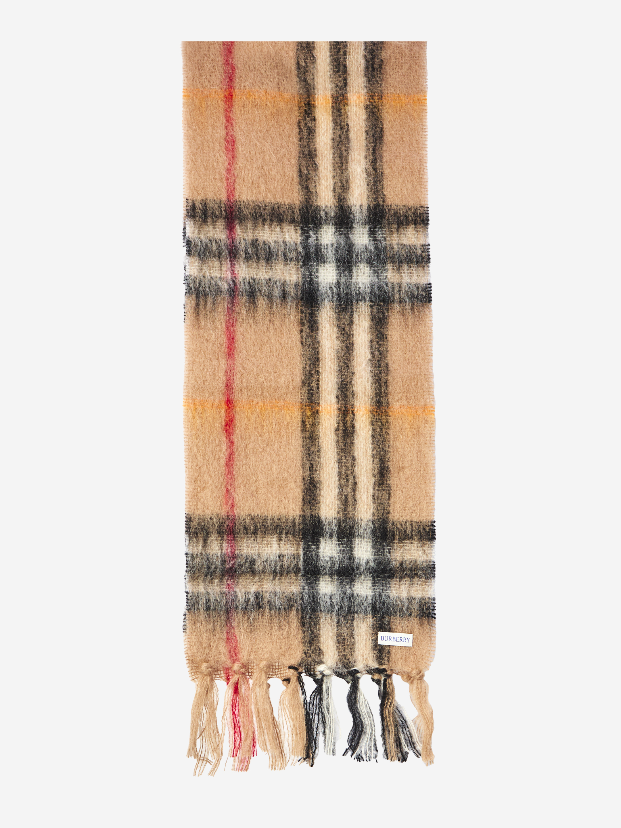 Check printed scarf