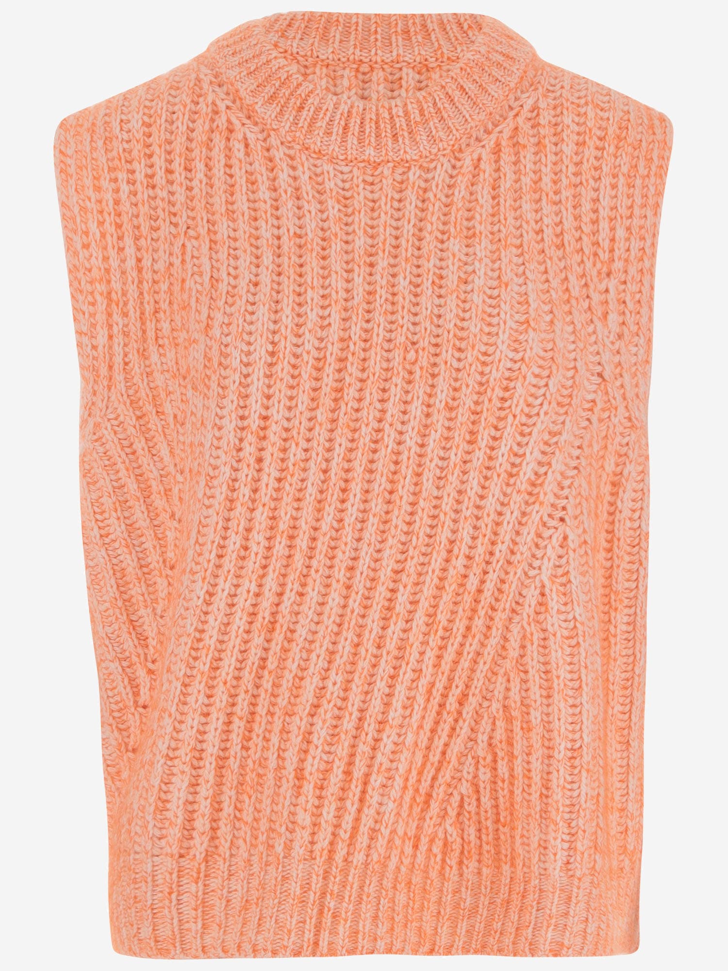 Sa Su Phi Sleeveless Ribbed Wool Blend Jumper