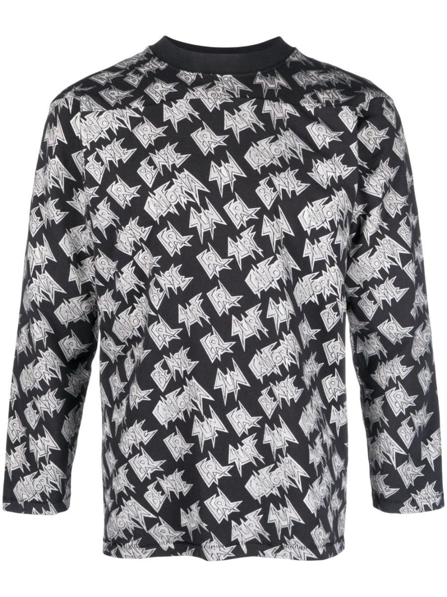 Erl Unisex Printed Longsleeve Tshirt Knit Clothing