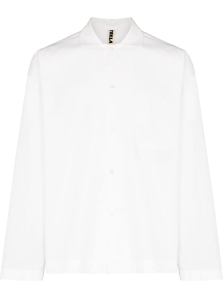 Tekla Unisex Sleepwear (Poplin) Long Sleeve Shirts Clothing