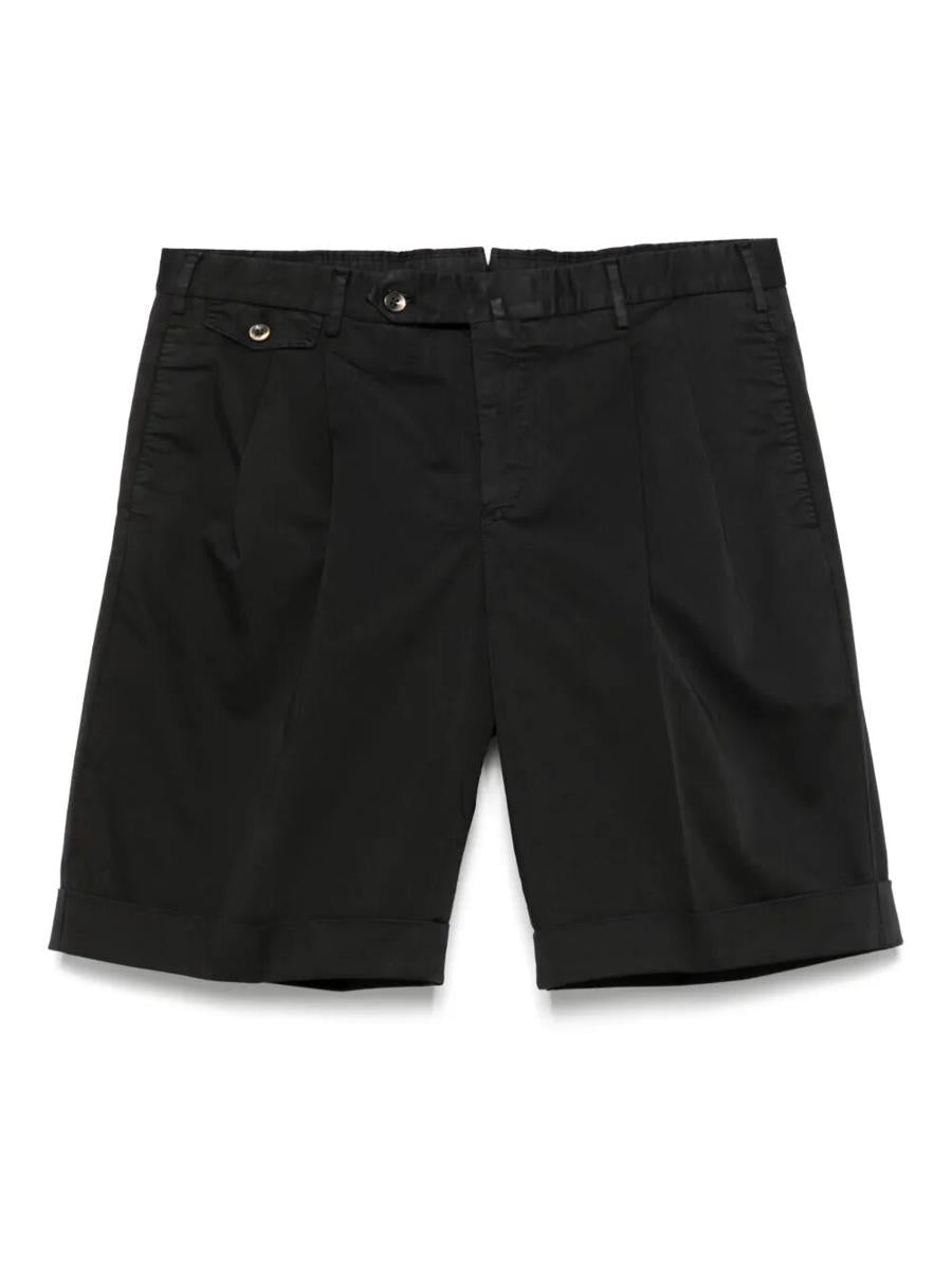 Pantaloni Torino Pleat-Detail Cotton Shorts Clothing