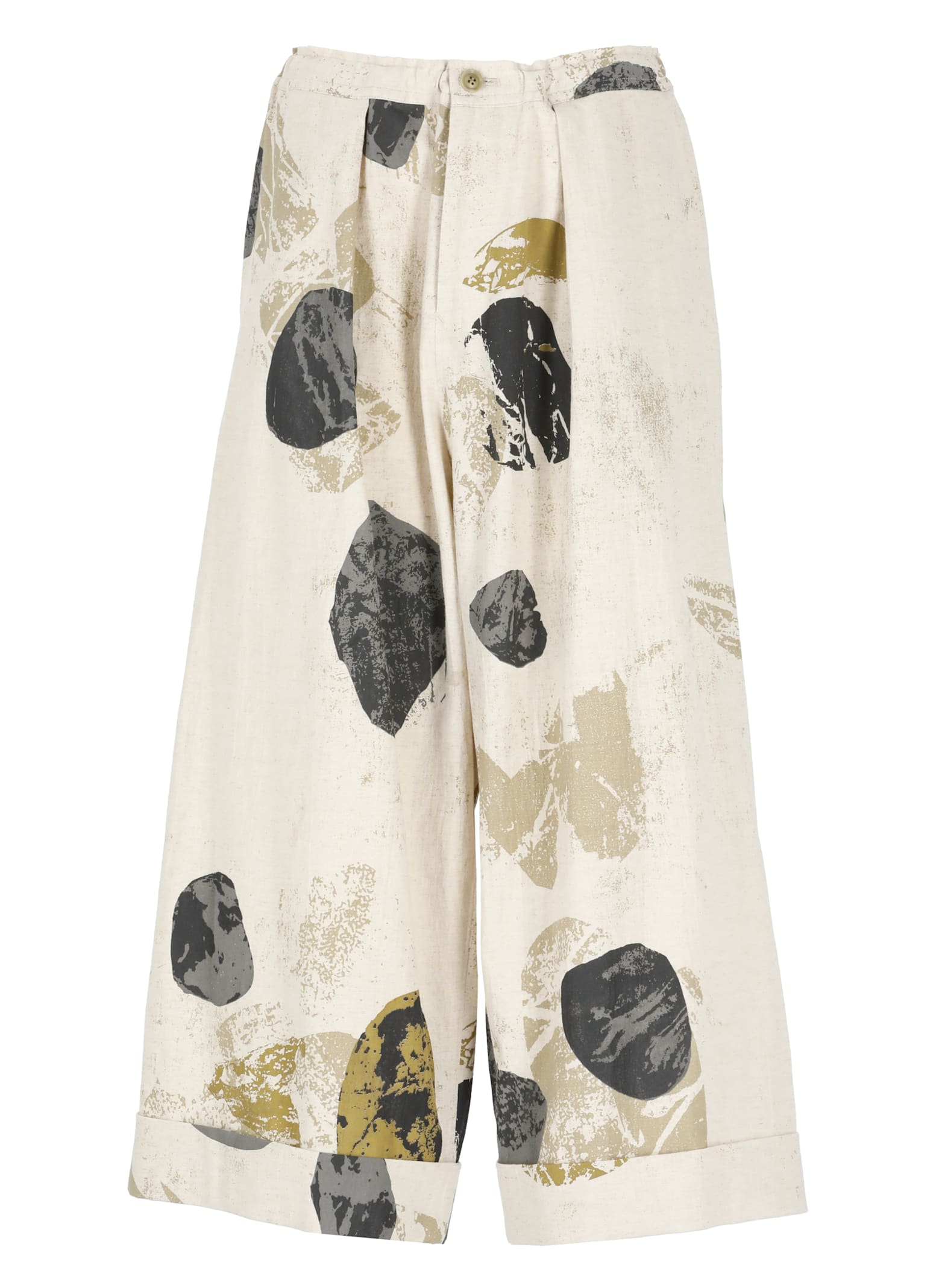 Y's Cotton And Linen Pants