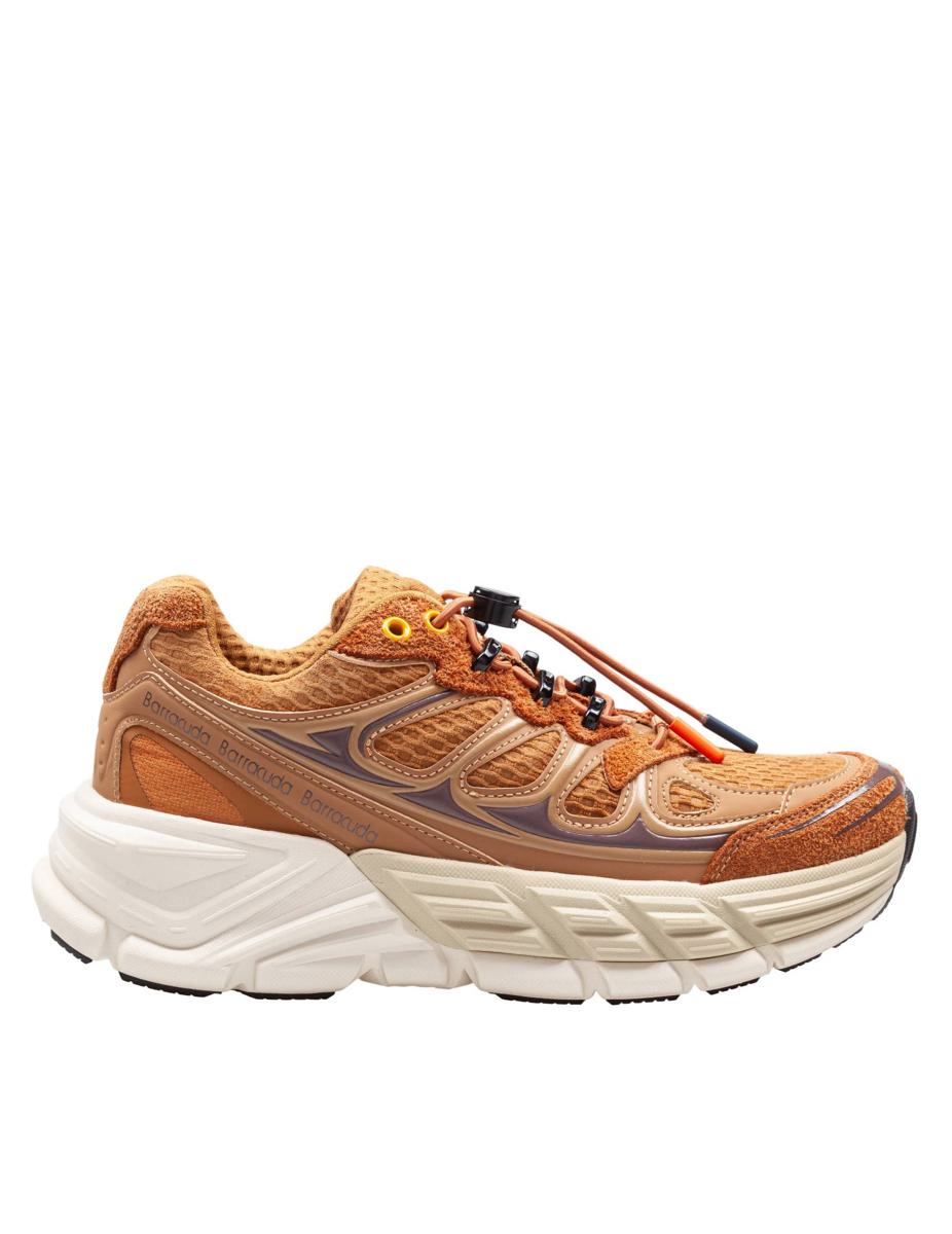 Barracuda Round-One Sneakers In Technical Fabric And Suede