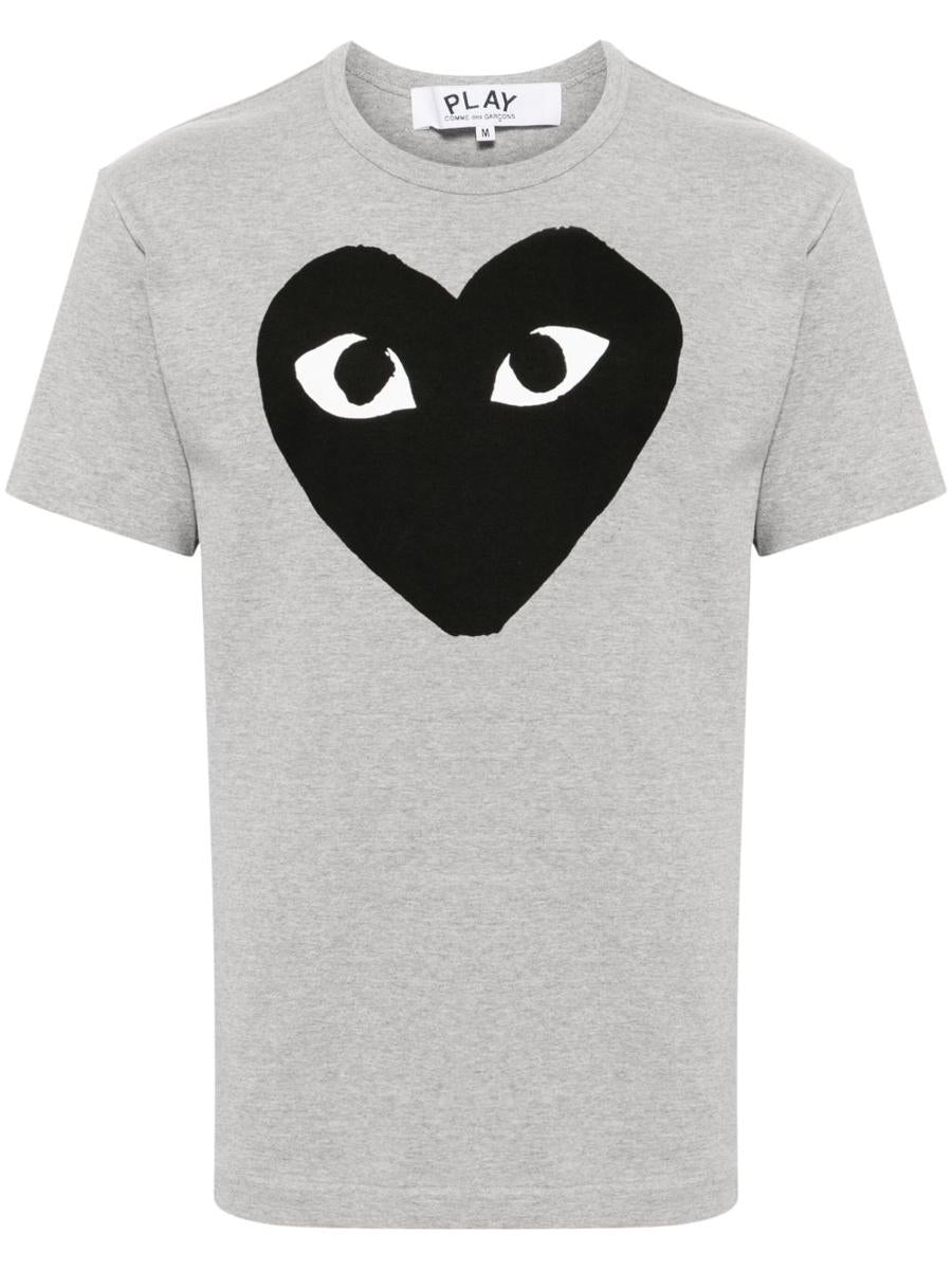 Comme Des Garçons Black Heart Cotton T-Shirt